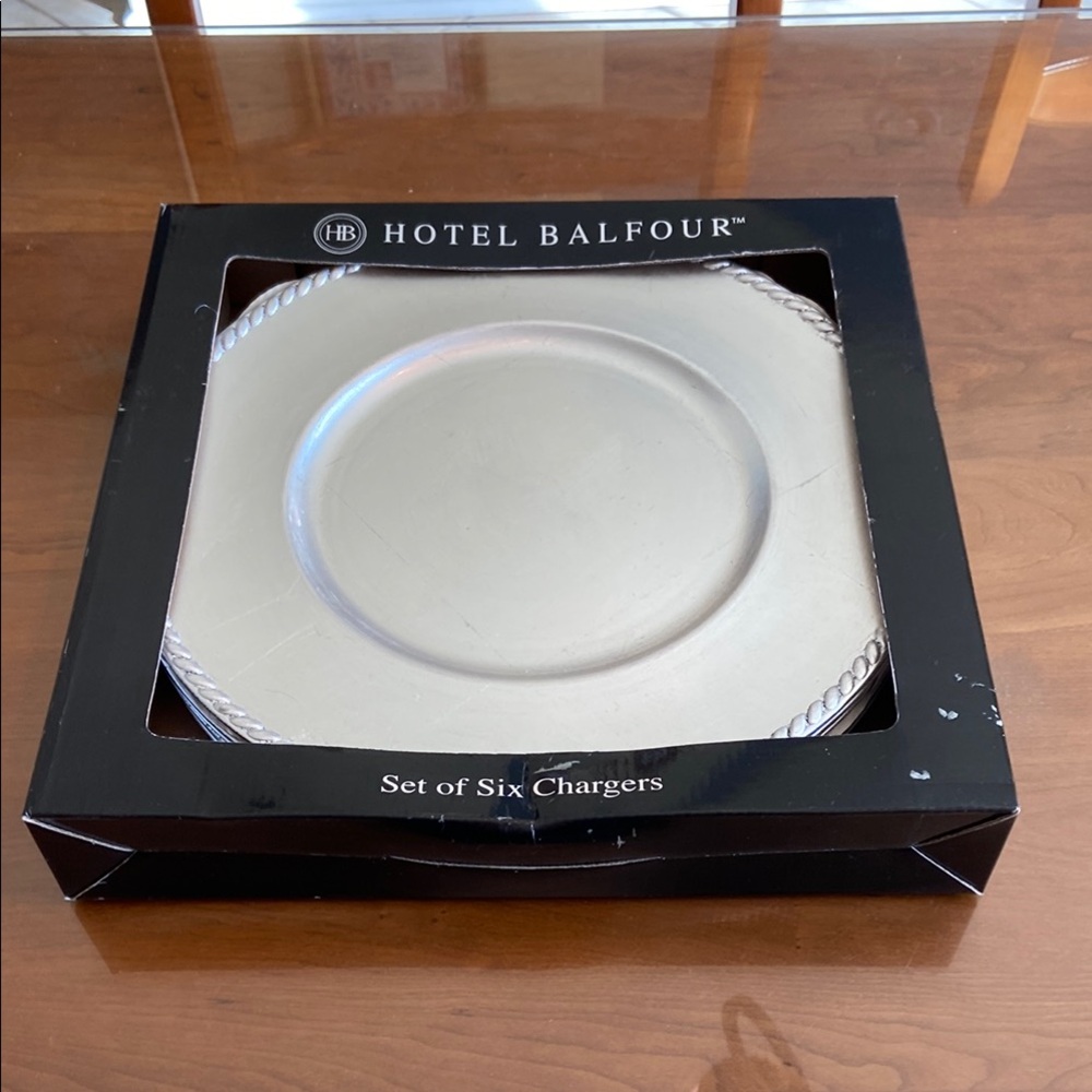 Hotel Balfour Silver Chargers Set